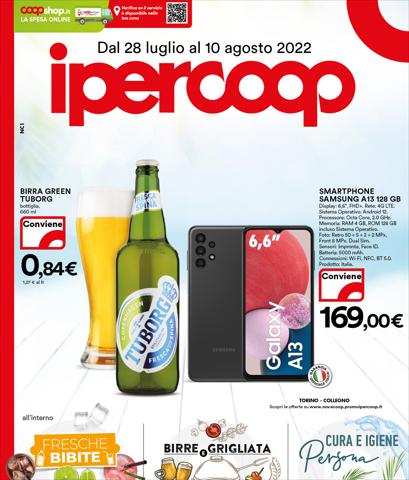 Volantino Ipercoop NovaCoop a Torino | Offerte Ipercoop NovaCoop | 28/7/2022 - 10/8/2022