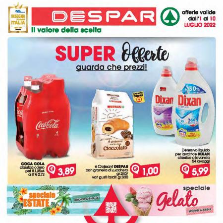 Offerte di Iper Supermercati a Catania | Offerte valide dall'1 al 10 Luglio in Despar Sicilia | 1/7/2022 - 10/7/2022