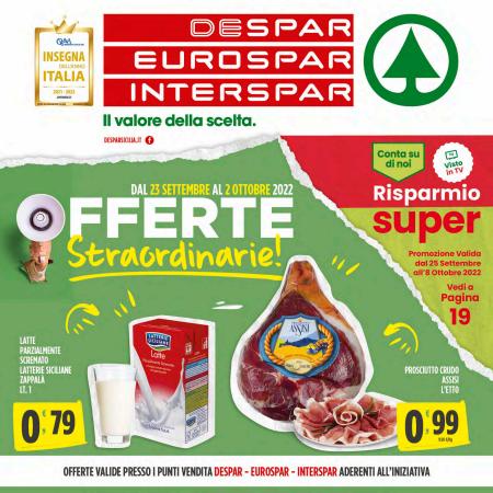 Offerte di Iper Supermercati a Palermo | Offerte valide dal 23 Settembre al 2 Ottobre 2022 in Despar Sicilia | 23/9/2022 - 2/10/2022