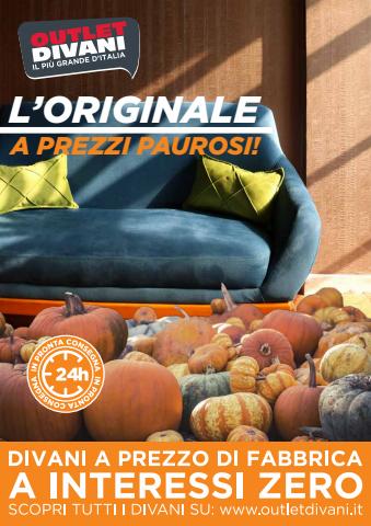 Volantino Outlet Divani a Pavia | L'Originale a prezzi paurosi! | 3/10/2022 - 31/10/2022