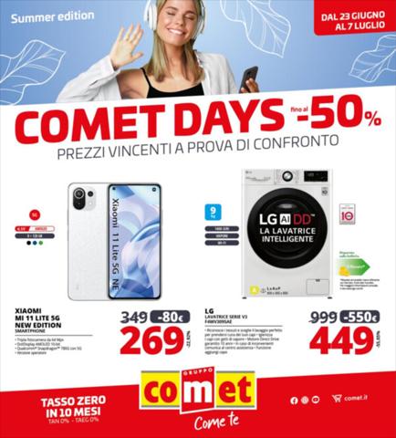 Volantino Comet a Parma | Comet days! | 23/6/2022 - 7/7/2022