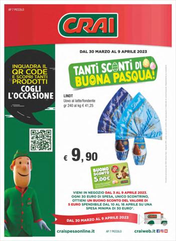 Volantino Crai a Torino | Tanti sconti di buona pasqua! | 30/3/2023 - 9/4/2023