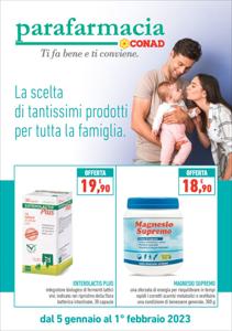 Volantino Parafarmacia Conad | La scelta di tantissimi prodotti per tutta la famiglia. | 5/1/2023 - 1/2/2023