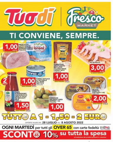Offerte di Discount a Firenze | Tutto a 1€ - 1,50€ - 2€ in TuoDi | 28/7/2022 - 8/8/2022
