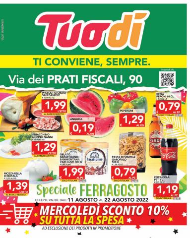 Offerte di Discount a Guidonia Montecelio | Speciale Ferragosto in TuoDi | 11/8/2022 - 22/8/2022