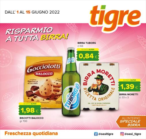 Volantino Tigre a Pescara | offerte Tigre | 31/5/2022 - 15/6/2022