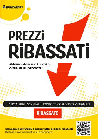 Volantino Arcaplanet a Casoria | Prezzi Ribassati | 29/8/2022 - 23/10/2022