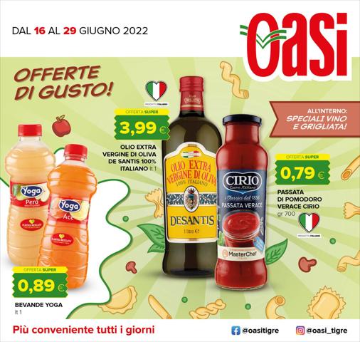 Volantino Oasi a Chieti | offerte Oasi | 15/6/2022 - 29/6/2022