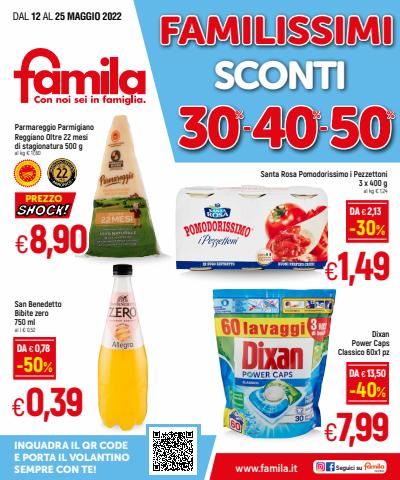 Catalogo Famila a Verona | FAMILISSIMI - SCONTI 30-40-50% | 12/5/2022 - 25/5/2022