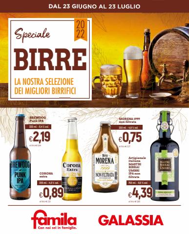 Volantino Famila a Milano | Speciale Birre | 23/6/2022 - 23/7/2022