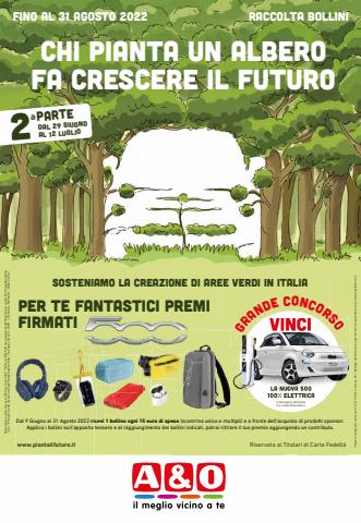 Volantino A&O a Milano | Raccolta Bollini FIAT 500 2a parte | 29/6/2022 - 12/7/2022