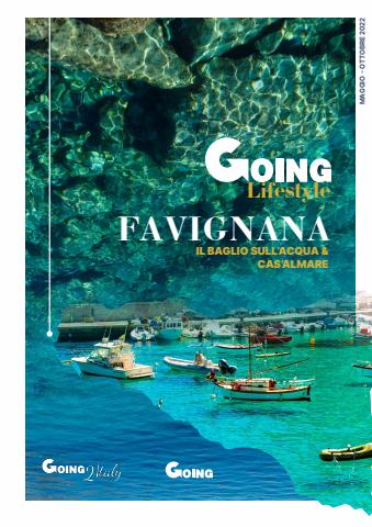 Volantino Vivere&Viaggiare con Bluvacanze | Going Lifestyle Favignana 2022 | 26/5/2022 - 31/10/2022