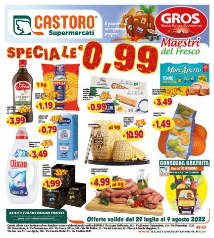 Volantino Il Castoro Supermercati | Volantino | 29/7/2022 - 9/8/2022