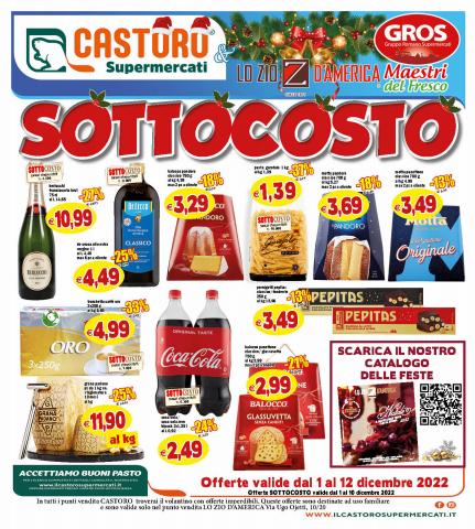 Volantino Il Castoro Supermercati | Volantino – Lo Zio d’America | 1/12/2022 - 12/12/2022