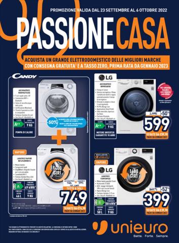 Offerte di Elettronica e Informatica a Cinisello Balsamo | PASSIONE CASA in Unieuro | 23/9/2022 - 6/10/2022