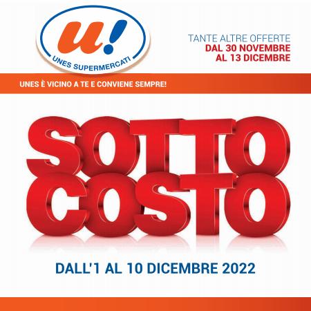 Volantino Unes Supermercati | Offerte Unes Supermercati | 1/12/2022 - 10/12/2022