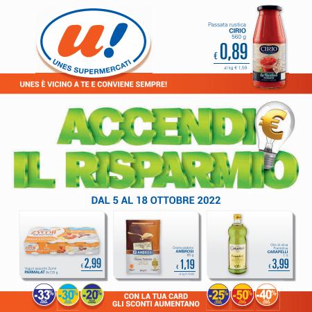 Volantino U2 Supermercato | Accendi il risparmio | 5/10/2022 - 18/10/2022