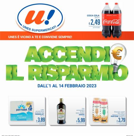 Volantino U2 Supermercato | Accendi il risparmio! | 3/2/2023 - 14/2/2023