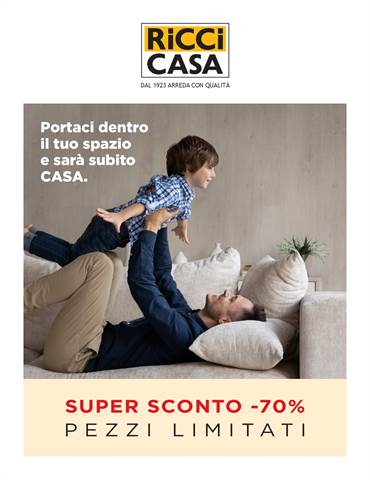Catalogo Ricci Casa a Vigevano | Super Sconto -70% | 2/5/2022 - 29/5/2022