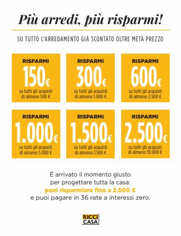 Volantino Ricci Casa | Più arredi, più risparmi! | 28/11/2022 - 11/12/2022