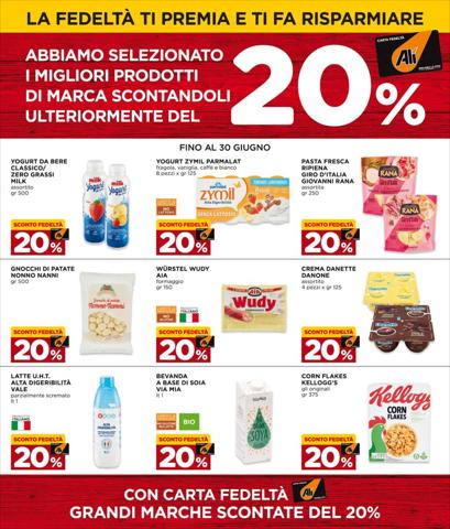 Catalogo Alì Supermercati | Sconto 20% Carta Fedeltà | 1/5/2022 - 30/6/2022
