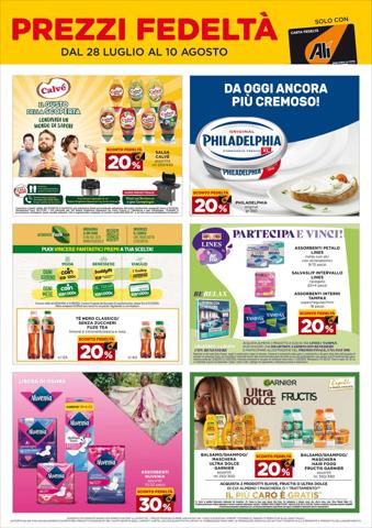 Volantino Alì Supermercati | Prezzi fedeltà | 28/7/2022 - 10/8/2022
