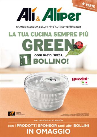 Volantino Alì Supermercati | La tua cucina è sempre più green | 28/7/2022 - 10/8/2022