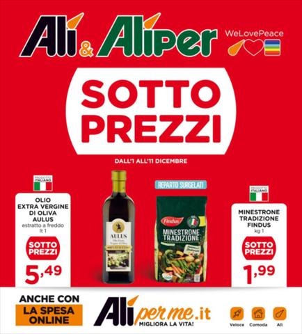 Volantino Alì Supermercati | Sotto prezzi | 1/12/2022 - 11/12/2022