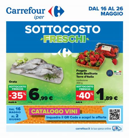 Catalogo Carrefour Iper | Sottocosto Freschi | 16/5/2022 - 26/5/2022