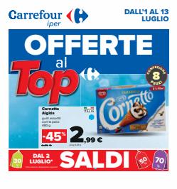 Offerte di saldi nella volantino di Carrefour Iper ( Pubblicato ieri)