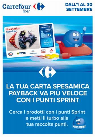 Volantino Carrefour Iper a Rivoli | Payback | 1/9/2022 - 30/9/2022