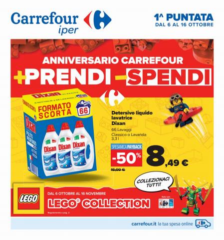 Volantino Carrefour Iper a Tavagnacco | Anniversario Carrefour | 6/10/2022 - 16/10/2022