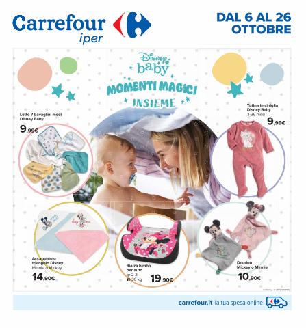Volantino Carrefour Iper | Disney Baby | 6/10/2022 - 26/10/2022