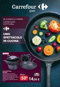 Volantino Carrefour Iper a Roma | Catalogo Cottura | 19/1/2023 - 12/2/2023