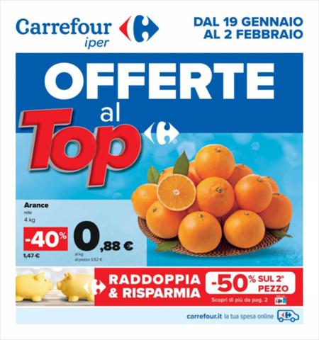 Volantino Carrefour Iper a Torino | Offerte al Top | 19/1/2023 - 2/2/2023