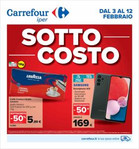 Volantino Carrefour Iper a Sassari | Sottocosto | 3/2/2023 - 12/2/2023