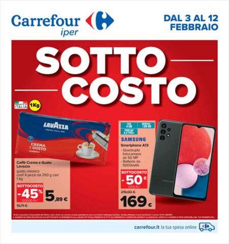 Volantino Carrefour Iper a Bologna | Sottocosto | 3/2/2023 - 12/2/2023