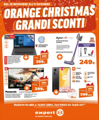 Offerte di Elettronica e Informatica a Monterotondo | Orange Christmas Grandi Sconti in Expert | 29/11/2022 - 11/12/2022