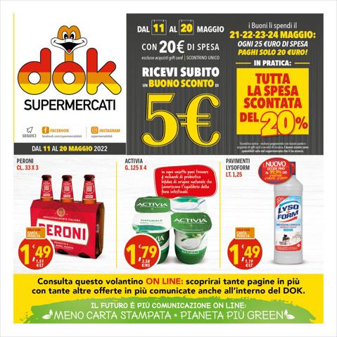 Catalogo Supermercati Dok a Lecce | Volantino Supermercati Dok | 9/5/2022 - 20/5/2022
