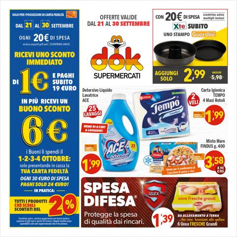 Volantino Supermercati Dok a Bari | Volantino Supermercati Dok | 19/9/2022 - 30/9/2022