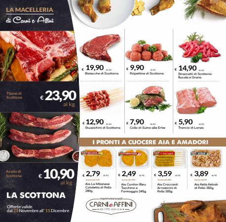 Volantino Carni e Affini Supermercati | Volantino Carni e Affini Supermercati | 22/11/2022 - 11/12/2022