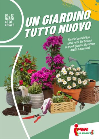 Volantino Iper La Grande a Rimini | Un giardino tutto nuovo! | 13/3/2023 - 10/4/2023