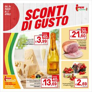 Volantino Iper La Grande | Sconti di gusto | 24/3/2023 - 2/4/2023