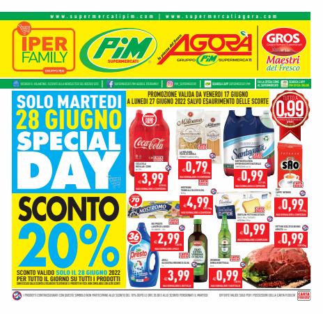 Volantino Pim Supermercati a Fiumicino | Volantino Pim Supermercati | 16/6/2022 - 28/6/2022