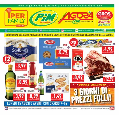 Volantino Pim Supermercati | Volantino Pim Supermercati | 10/8/2022 - 18/8/2022