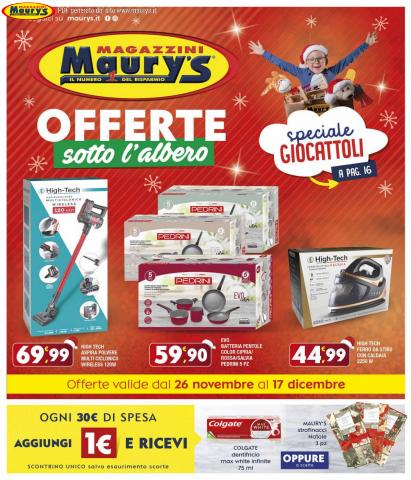 Volantino Maury's a Latina | Offerte Maury's | 26/11/2022 - 17/12/2022