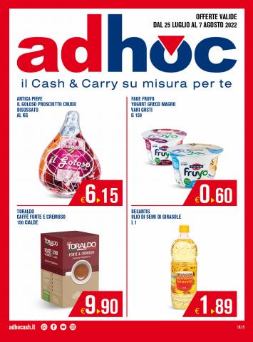 Volantino Adhoc | Il Cash & Carry su misura per te | 25/7/2022 - 7/8/2022