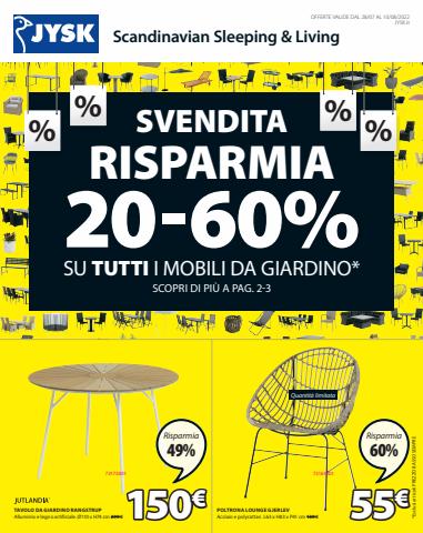 Offerte di Tutto per la casa e Arredamento a Roma | Svendita Risparmia in JYSK | 28/7/2022 - 10/8/2022