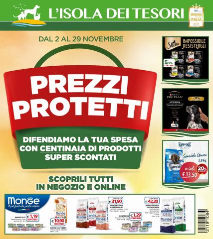 Offerte di Animali a Verona | PREZZI PROTETTI in Isola dei Tesori | 2/11/2022 - 29/11/2022