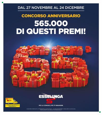 Volantino Esselunga a Firenze | Concorso anniversario | 27/11/2022 - 24/12/2022